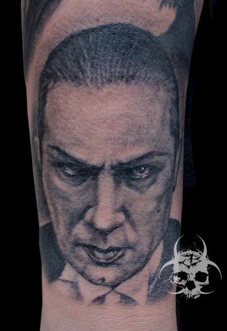 Tattoos - Bela Lugosi Dracula portrait - 77618